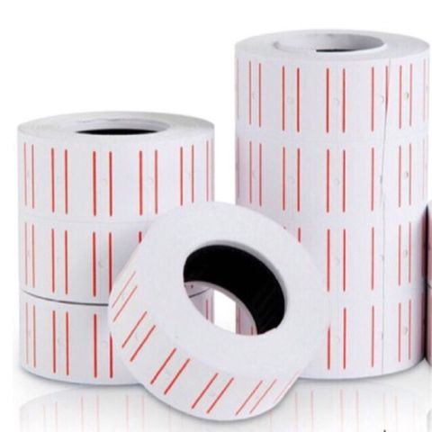 Băng dính dán giá tiền Deli 3210 - Băng dính văn phòng phẩm trắng, tiện dụng cho cửa hàng và tiệm lưu niệm