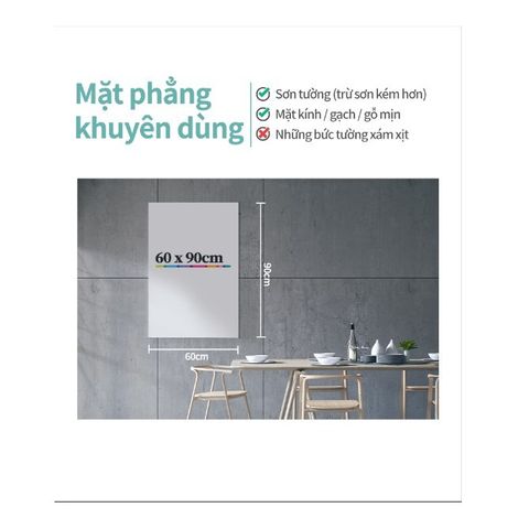 Bảng Từ Trắng Không Viền 600x900mm Deli 8716 - Tiện Lợi, Có Thể Cắt, Dễ Dàng Gấp Gọn, Bám Dính Tốt Cho Tủ Lạnh Và Bảng Trắng