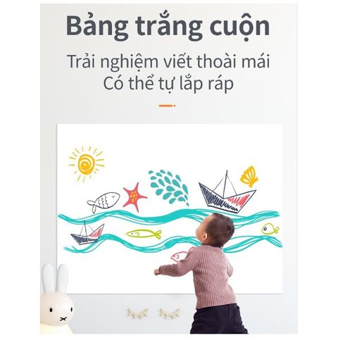 Bảng Từ Trắng Không Viền 600x900mm Deli 8716 - Tiện Lợi, Có Thể Cắt, Dễ Dàng Gấp Gọn, Bám Dính Tốt Cho Tủ Lạnh Và Bảng Trắng