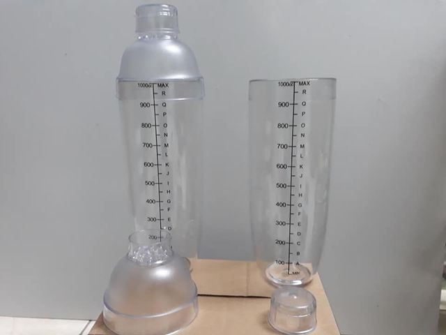 Bình Lắc Pha Chế Cocktail Shaker Nhựa Cao Cấp 1000ml - Dụng Cụ Pha Chế Đồ Uống, Cafe, Cocktail, Trà Sữa Chính Hãng