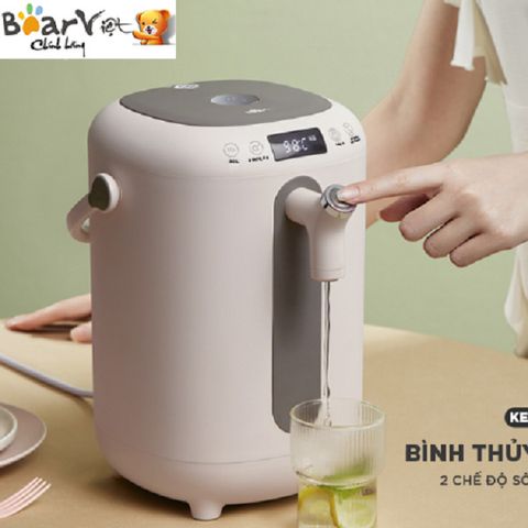 Bình thuỷ điện Bear KE-B30V1 3 lít - Chất liệu cao cấp, 11 mức nhiệt, khử Clo, tiện lợi, an toàn cho gia đình