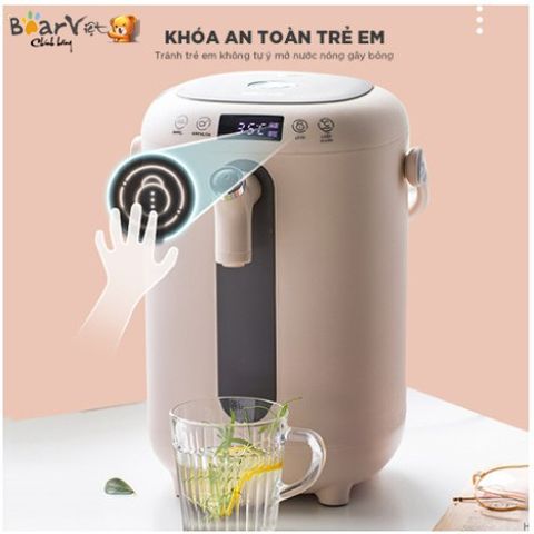Bình thuỷ điện Bear KE-B30V1 3 lít - Chất liệu cao cấp, 11 mức nhiệt, khử Clo, tiện lợi, an toàn cho gia đình