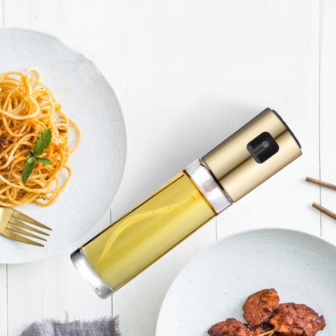 Bình Xịt Dầu Ăn Thủy Tinh 100ml - Dụng Cụ Nhà Bếp Thiết Kế Thông Minh, Chống Nhỏ Giọt, Phun Sương Tiện Lợi, Vệ Sinh Dễ Dàng