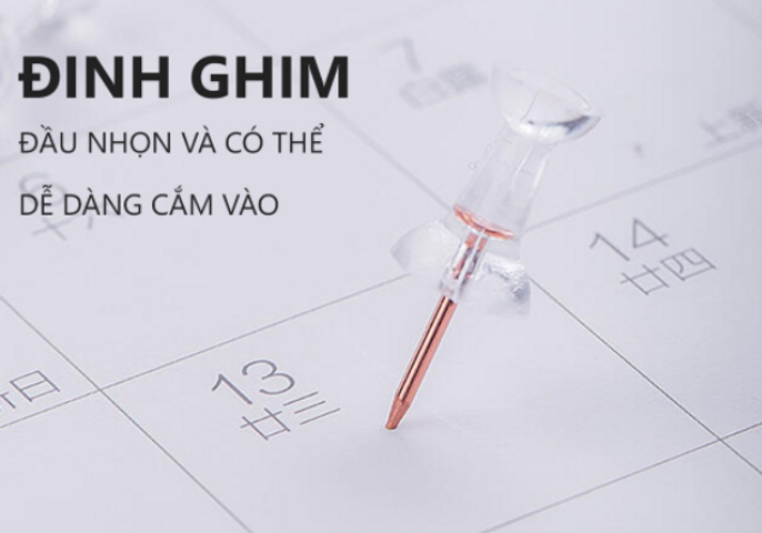 Bộ Phụ Kiện Ghim Tài Liệu Deli 78551 - Kẹp Giấy Mạ Vàng Hồng Sang Trọng, Hộp Vuông 4 Ngăn Siêu Tiện Dụng