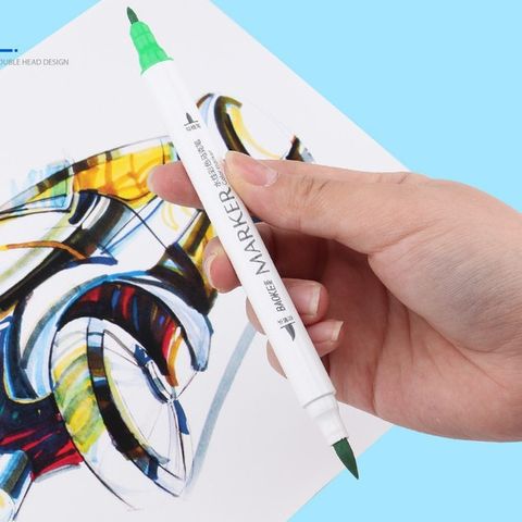 Bút Lông Màu Hai Đầu Baoke Brush Marker D289 - Bút Vẽ Chất Lượng Cao, Nét Vẽ Rõ Ràng, Nhiều Màu Sắc Sáng Tạo