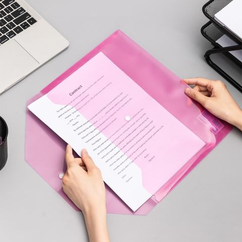 Combo 3 Túi Hồ Sơ A4 Deli EF10412/EF10432/EF10442 - Chống Thấm, Chống Mài Mòn, Bảo Mật Tài Liệu, Màu Sắc Thời Trang