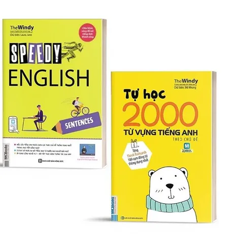 Combo Tự Học 2000 Từ Vựng Tiếng Anh và Speedy English