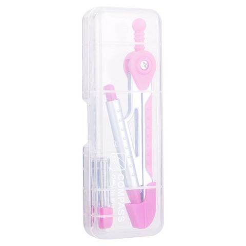 Compa Học Sinh Deli E8616 - Bộ Compa Kim Loại Bền Bỉ Có Nắp Bảo Vệ, Độ Chính Xác Cao, Ideal Cho Học Tập và Vẽ Nghe Nghệ