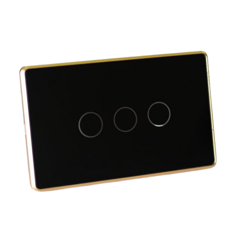 Công Tắc Cảm Ứng WiFi GratIoT Chữ Nhật Viền Nhôm - Điều Khiển Thiết Bị Gia Đình Qua Smartphone, Hỗ Trợ Amazon Echo & Google Home