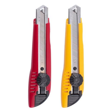Dao Rọc Giấy Deli E2043 - Thép Hợp Kim SK5 Sắc Bén, Thiết Kế Tiện Dụng, 8 Mảnh Lưỡi Dao, Màu Sắc Thời Thượng
