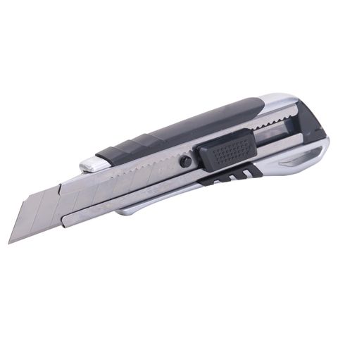 Dao Rọc Giấy Deli E2057 - 8 Lưỡi Tách Rời, Thép Hợp Kim SK5, Thiết Kế Thời Trang, Dụng Cụ Văn Phòng Tiện Lợi