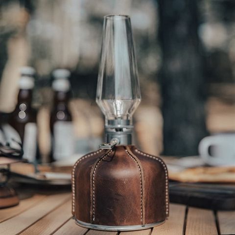 Đèn Gas Cắm Trại Campingmoon T1 - Đèn Du Lịch Thiết Kế Lồng Nến, Ánh Sáng Dịu Dàng, Dùng Khí Đốt Cho Bầu Không Khí Thoải Mái