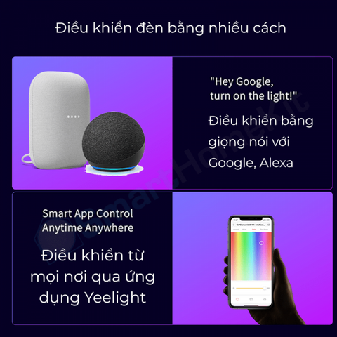 Đèn ốp trần Yeelight Arwen S - 550S RGB Multicolor Backlight - Chiếu sáng hiện đại, Công suất 50W, Điều khiển thông minh