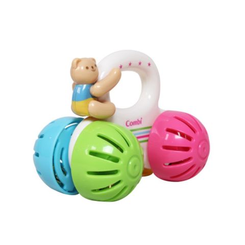 Đồ Chơi Xúc Xắc Xe Đẩy Gấu Combi - Đồ Chơi Sắc Màu Phát Âm Thanh Vui Vẻ Cho Trẻ Sơ Sinh, Phát Triển Giác Quan