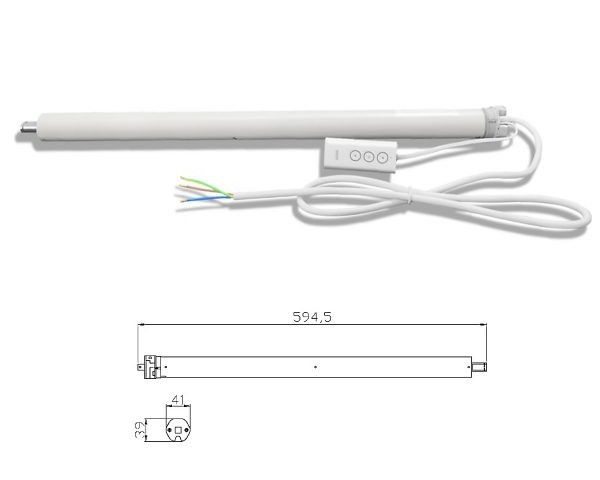 Động Cơ Rèm Cuốn Cửa Aqara ZNCLDJ21LM - Thiết Bị Thông Minh Điều Khiển Từ Xa, Hỗ Trợ Apple HomeKit, Chất Liệu Thép Không Gỉ Bền Bỉ
