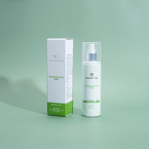 Toner Essendora Azeloglicin & BHA - Nước Hoa Hồng Kháng Khuẩn Cho Da Mụn, Giảm Nhờn, Chống Mụn Đầu Đen 200ml