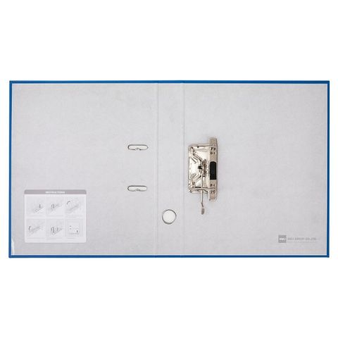 Bìa đựng tài liệu Deli Khổ A4 FC màu xanh dương - Chất liệu PP bền, thiết kế văn phòng chuyên nghiệp, kẹp chắc chắn, chống nước.
