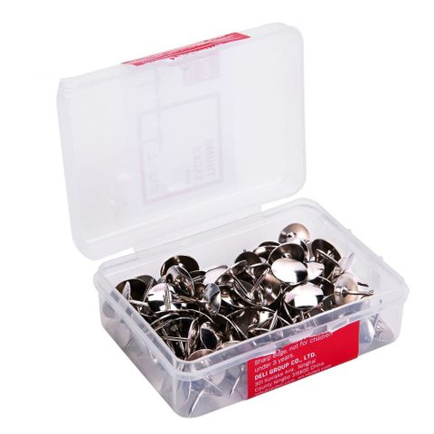 Ghim Cài Đóng Túi 3 Deli 10mm - Bộ 2 Hộp E0022 Chịu Lực Tốt, Đầu Ghim Sắc Nhọn, Đẹp và Tiện Dụng cho Tường và Gỗ Mềm