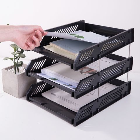 Giá Tài Liệu 3 Ngăn Deli E9209 - Chất Liệu GPPS Bền Bỉ, Thiết Kế Tiện Lợi Dễ Lưu Trữ, Phù Hợp Văn Phòng Phẩm