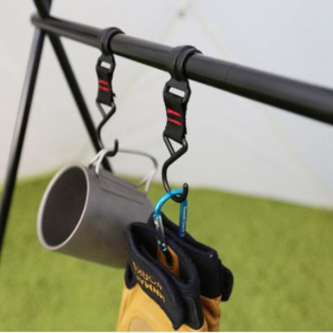 Giá treo dụng cụ Camping bằng hợp kim nhôm CLS - Thiết kế gấp gọn, tiện lợi cho cắm trại và dã ngoại, tải trọng lên tới 12kg.