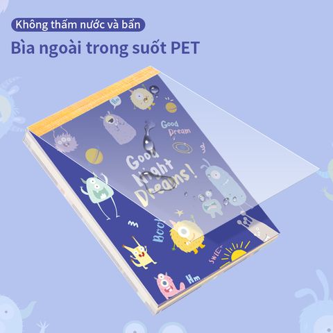 Giấy Note Ghi Chú Hoạt Hình Deli x Little Hungry Devil 21720 - Thiết Kế Dễ Thương, Chống Nước, Tiện Dụng Cho Mọi Nhu Cầu