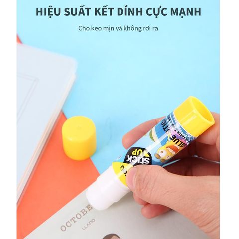 Hồ khô kết dính mạnh Deli 8g EA21010 - Hộp 24 lọ chất lượng cao, ít mùi, khô nhanh, an toàn cho thủ công mỹ nghệ