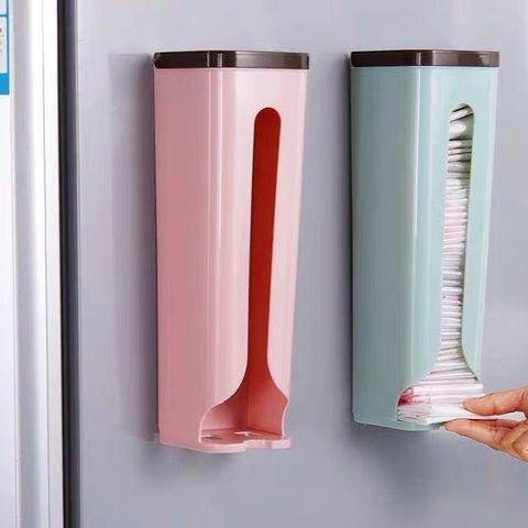 Hộp Gắn Tường Đựng Túi Nylon Tiện Dụng - Thiết Kế Gọn Gàng, Tiết Kiệm Không Gian Cho Nhà Bếp