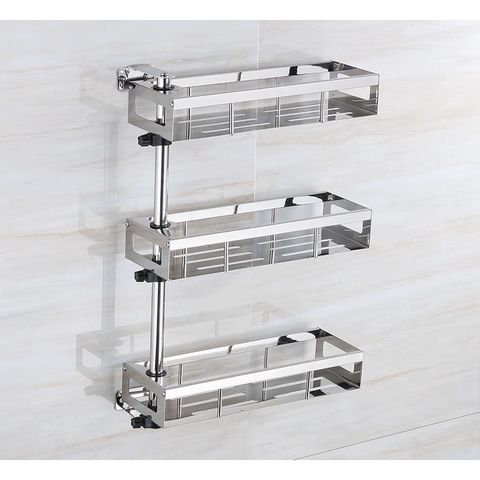 Kệ Gia Vị Xoay 180 Độ Oenon - Inox SUS304 Chất Lượng Cao, Có Thể Điều Chỉnh Chiều Cao, Tiện Lợi Cho Căn Bếp Gọn Gàng