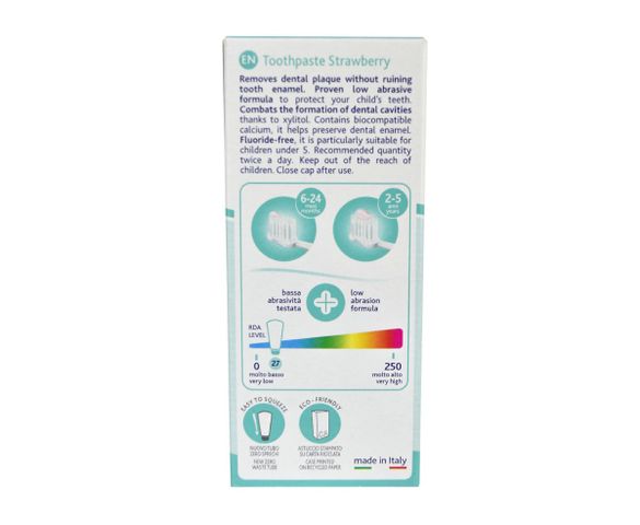 Kem Đánh Răng Hương Dâu Chicco 12M+ 50ml - An Toàn Cho Răng Miệng Trẻ Nhỏ, Ngăn Ngừa Sâu Răng, Không Chất Bảo Quản