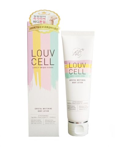 Kem Dưỡng Trắng Da Body Louv Cell Hàn Quốc 250ml - Làm Sáng Da, Cung Cấp Độ Ẩm, Ngăn Ngừa Tuổi Tác, Phù Hợp Mọi Loại Da