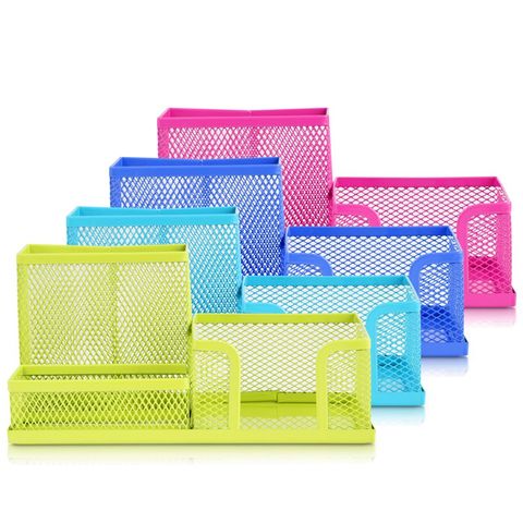 Khay Bút Để Bàn Deli 9154 - Sắt Sơn Phủ Nhiệt, Thiết Kế Gọn Gàng, Nhiều Màu Sắc Cho Văn Phòng Học Tập