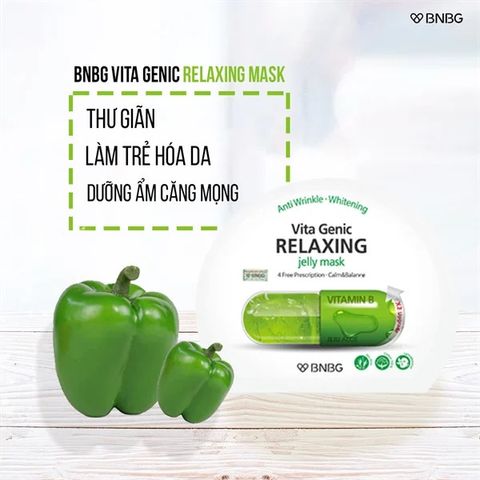 Mặt nạ BNBG Vitamin B - Hỗ trợ phục hồi và trẻ hóa da tổn thương, chiết xuất lô hội Jeju, 10 miếng 30ml - Dưỡng da khỏe mạnh, tươi sáng