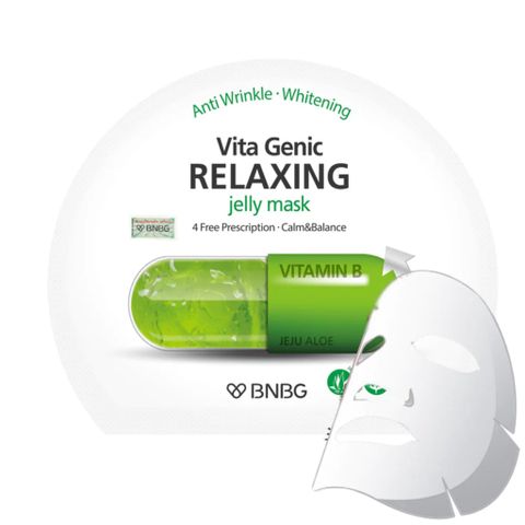 Mặt nạ BNBG Vitamin B - Hỗ trợ phục hồi và trẻ hóa da tổn thương, chiết xuất lô hội Jeju, 10 miếng 30ml - Dưỡng da khỏe mạnh, tươi sáng