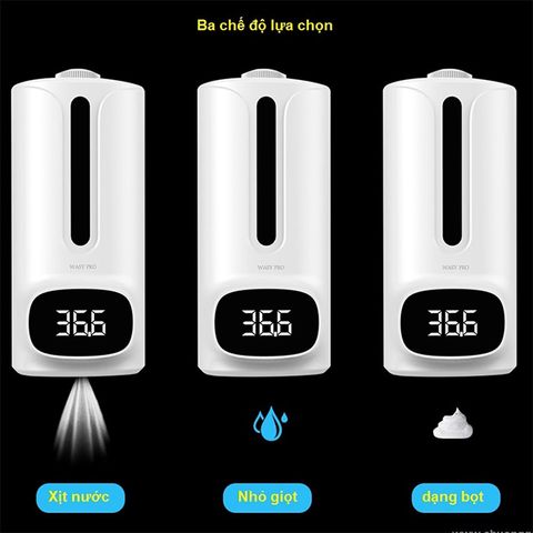 Máy Đo Nhiệt Độ K9 Pro Plus 2 Trong 1 - Xịt Khuẩn Tự Động, Cảm Biến Hồng Ngoại, Đo Thân Nhiệt Chính Xác, Dễ Dàng Sử Dụng