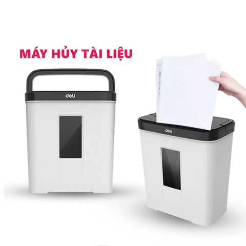 Máy Hủy Tài Liệu Cao Cấp Deli 9921/9928/9929 - Hủy Giấy, Thẻ Tín Dụng, Thiết Kế Nhỏ Gọn, Bảo Mật Thông Tin, Tiết Kiệm Thời Gian