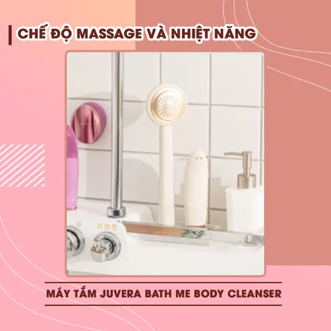 Máy Tắm Juvera Bath Me Body Cleanser - Thiết Bị Vệ Sinh Cơ Thể Đa Năng, Tẩy Da Chết & Massage Nhiệt, Hiệu Quả Dưỡng Da 3 Trong 1