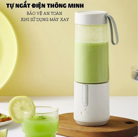 Máy Xay Sinh Tố Cầm Tay Bear BL-B35V1 - Đa Năng, Thiết Kế Hài Hòa, Lưỡi Dao Inox 304, Dung Tích 350ml, Tiện Lợi Mang Đi