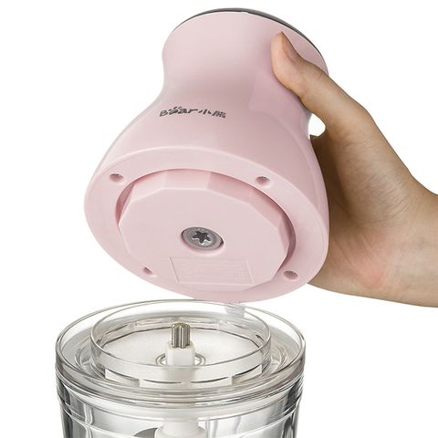 Máy Xay Thực Phẩm Đa Năng Bear SML QSJ-B02U2 - Công Suất 220W, Cối Thủy Tinh 600ml, Thiết Kế Thông Minh, Cách Dùng Dễ Dàng