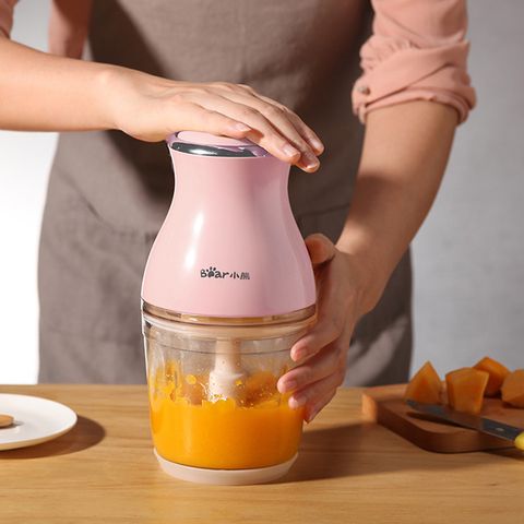 Máy Xay Thực Phẩm Đa Năng Bear SML QSJ-B02U2 - Công Suất 220W, Cối Thủy Tinh 600ml, Thiết Kế Thông Minh, Cách Dùng Dễ Dàng