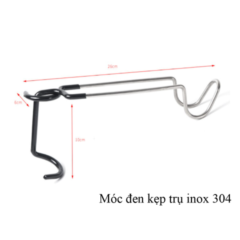 Móc Treo Đa Năng Cắm Trại Dã Ngoại - Thép Không Gỉ Chống Trượt, Phù Hợp Với Mọi Hoạt Động Ngoài Trời, Chịu Tải Tối Đa 50kg