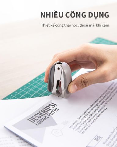 Nhổ Ghim Deli E0232 Loại 10 24/6 26/6 - Dụng Cụ Văn Phòng Bền Chắc, Thiết Kế Tiện Dụng, Mạ Bạc Chống Ăn Mòn