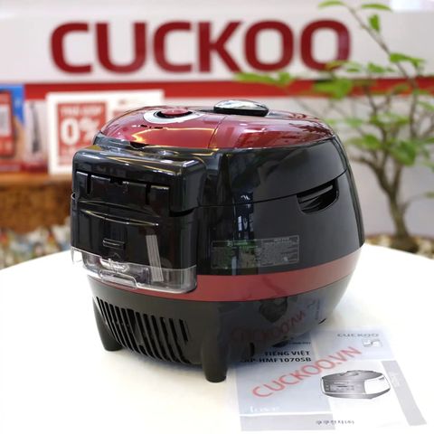 Nồi cơm điện cao tần Cuckoo CRP-HYB1080FR 1.8L - Nấu đa chế độ cho 2-10 người, tự động làm sạch và công nghệ áp suất hiện đại