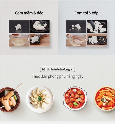 Nồi cơm điện cao tần Cuckoo CRP-LHTR0610FW 1.08L - Nấu cơm thông minh, tiết kiệm điện, thiết kế sang trọng cho 2-6 người dùng