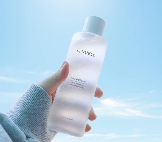 Nước hoa hồng không cồn Dr.NUELL Double S Toner 250ml - Cân bằng độ pH, Dưỡng ẩm cho da nhạy cảm, Chiết xuất thiên nhiên
