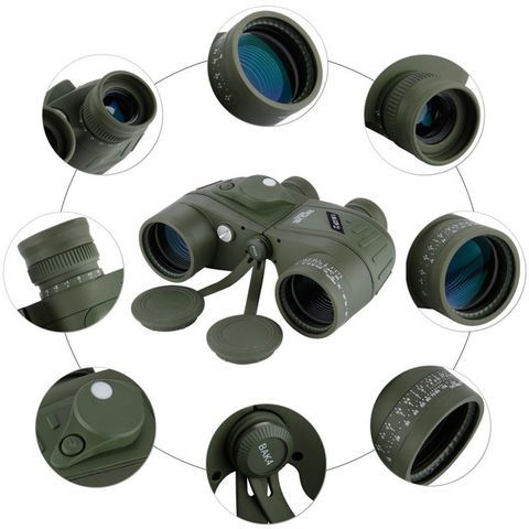 Ống Nhòm Hải Dương Baigish 10x50 Chống Nước - Quan Sát Từ Xa, La Bàn Định Hướng và Đo Khoảng Cách Chính Xác