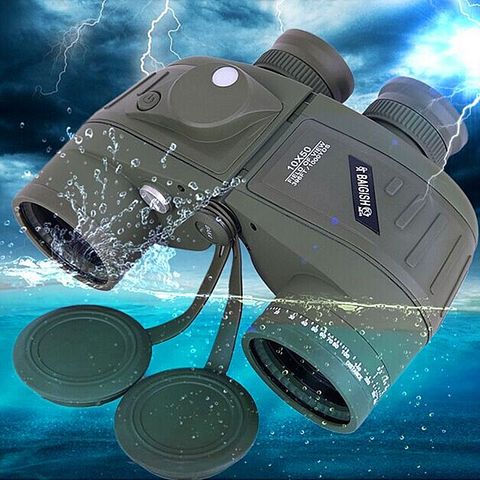 Ống Nhòm Hải Dương Baigish 10x50 Chống Nước - Quan Sát Từ Xa, La Bàn Định Hướng và Đo Khoảng Cách Chính Xác