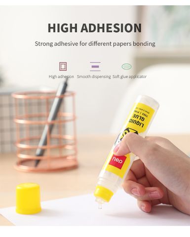 Bộ 6 Lọ Hồ Nước Deli E7302S 50ml - Chất Keo Dính Mạnh, Phù Hợp Cho Thủ Công Và Văn Phòng