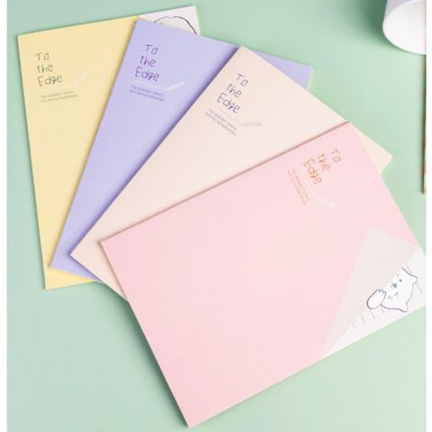 Sổ ghi chép khâu gáy A5 Deli 40 trang kẻ ngang FA540-N06/N08 - Giấy trắng chống lóa, tiện lợi cho học sinh và người làm việc