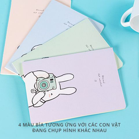 Sổ Ghi Chép Khâu Gáy B5 Deli - Sổ Tay Kẻ Ngang Bìa Hologram 40 Trang, Giấy Chống Lóa Cho Học Sinh và Người Làm Việc