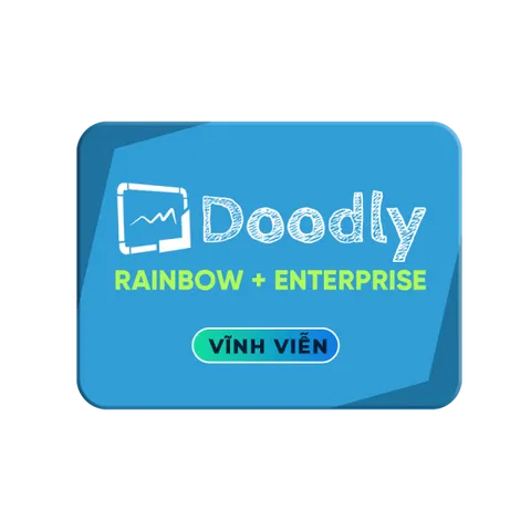 Tài khoản Doodly Rainbow + Enterprise vĩnh viễn